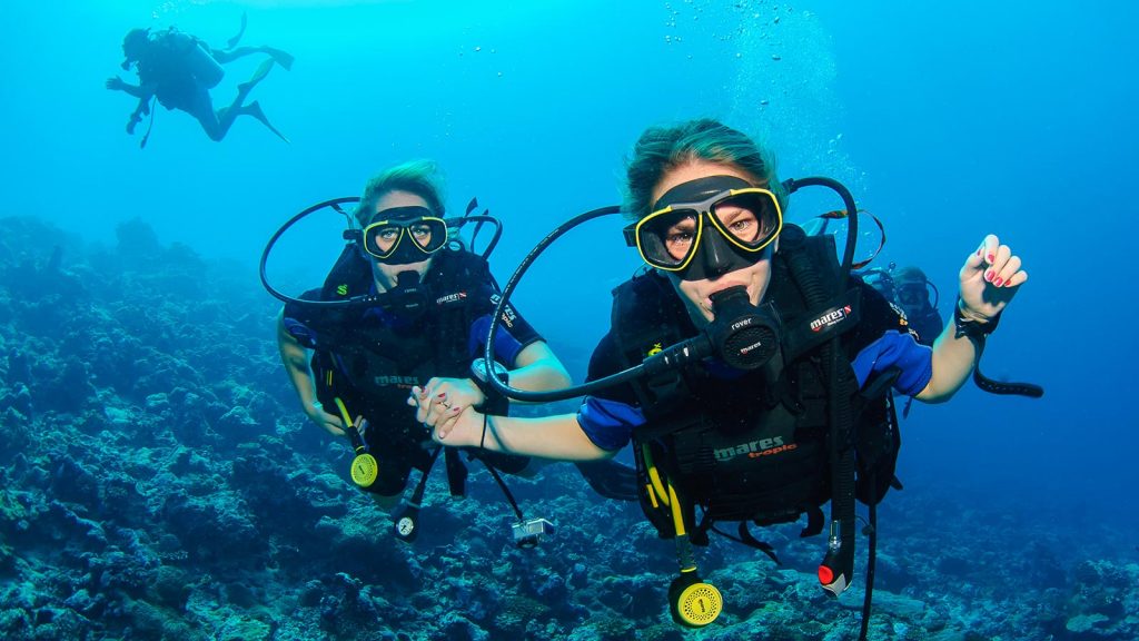 Scuba Mask Close up