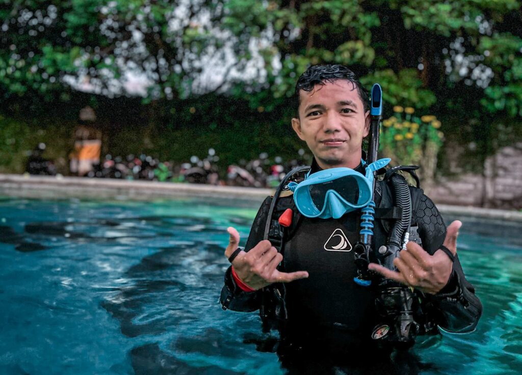 PADI Instructor Hegi Crystal Divers Bali